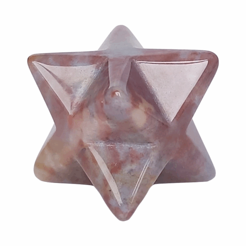 Estrella Merkaba Ágata Musgosa 25MM